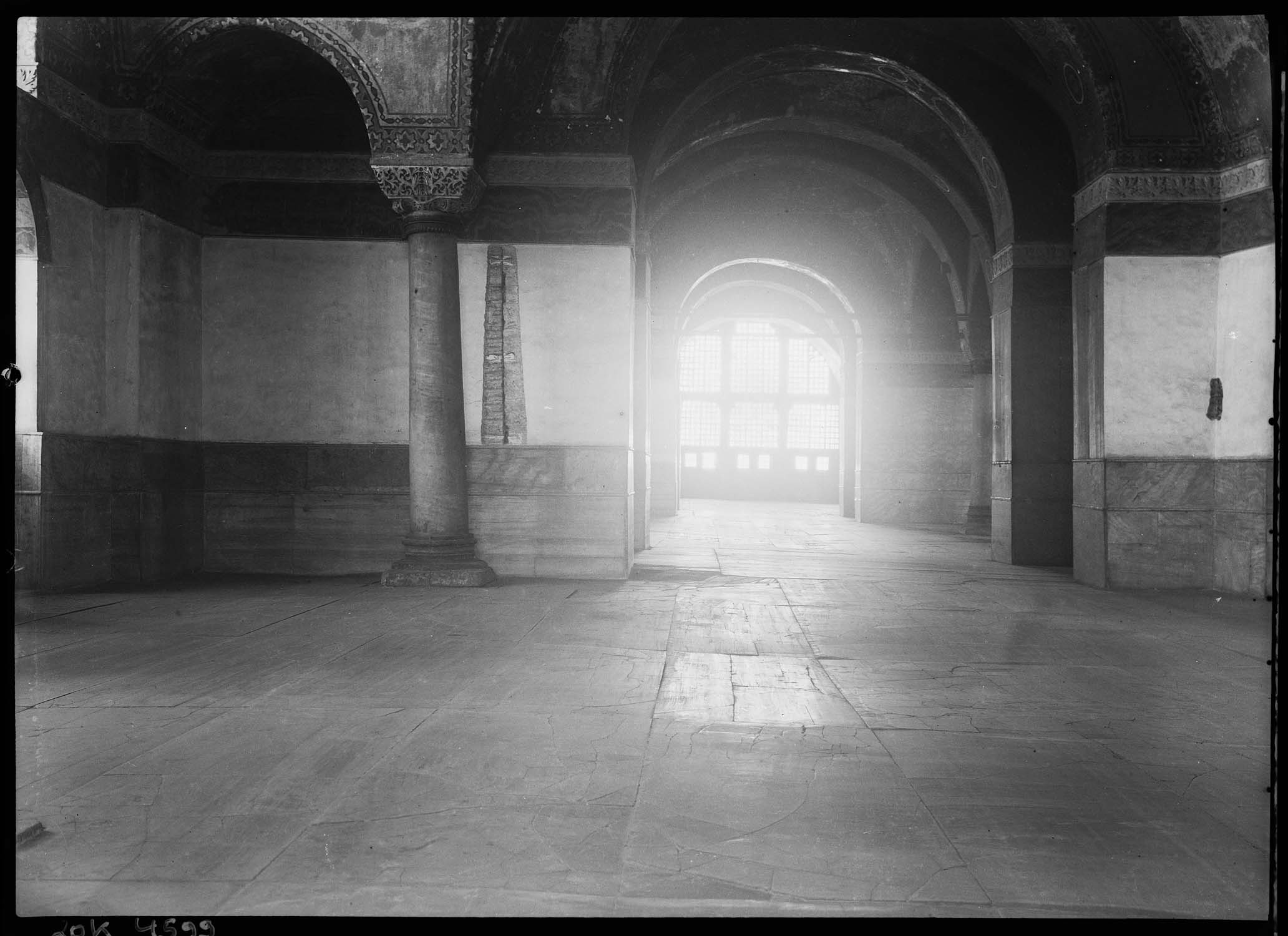Intérieur des tribunes